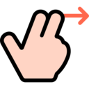 finger,multimedia option,hands,gestures,swipe right ok 